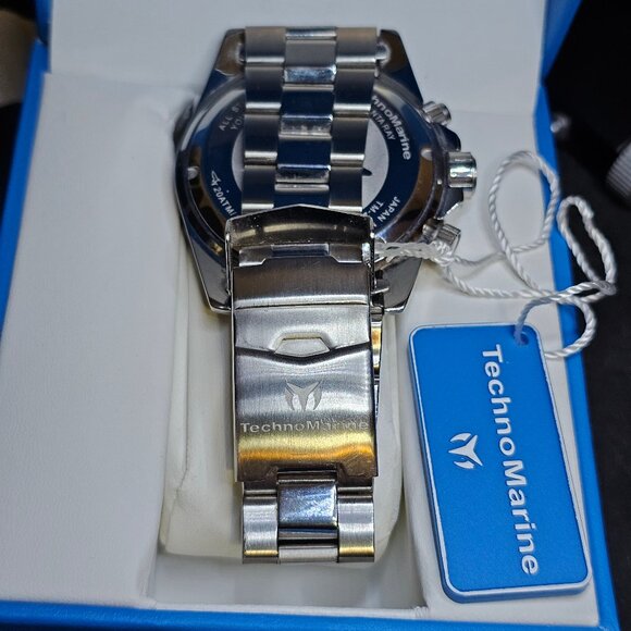 Technomarine Manta Ray TM-220122 very nice shape, new battery - Picture 3 of 6